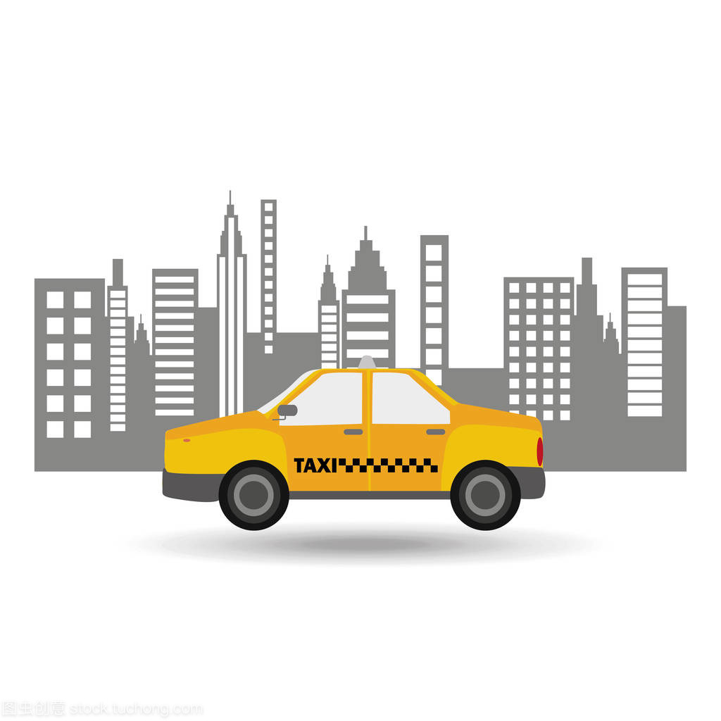 出租車汽車城 出租行業的圖形化背景解析